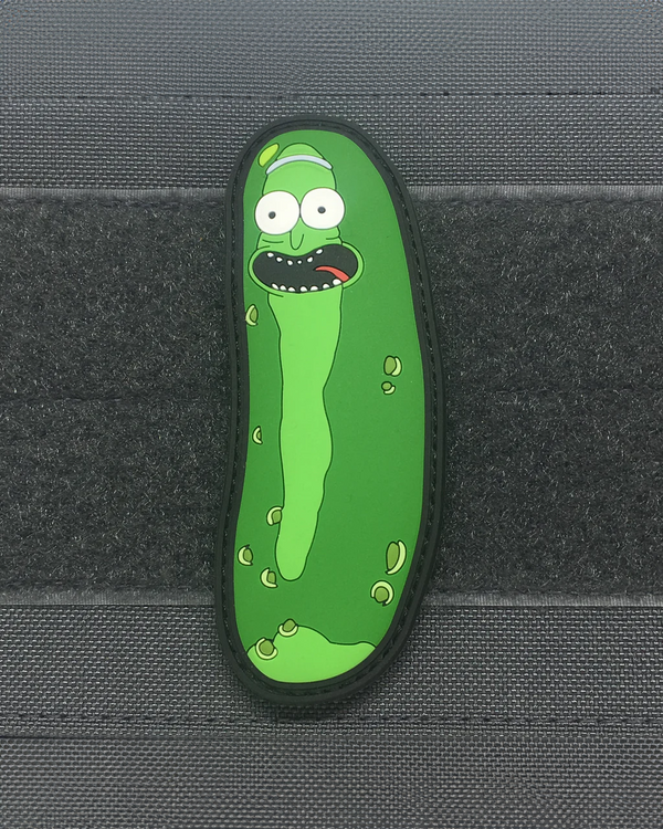 Pickle Rick 3D PVC Morale Patch