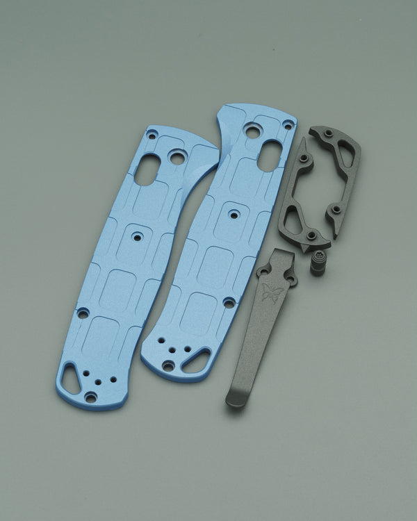 Benchmade Bugout 535 Titanium Scales Kit - Polar Blue