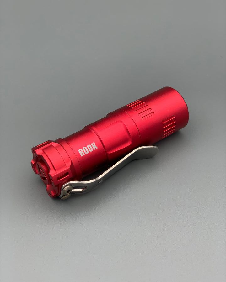 ReyLight Rook Red Aluminum Flashlight – Onibai
