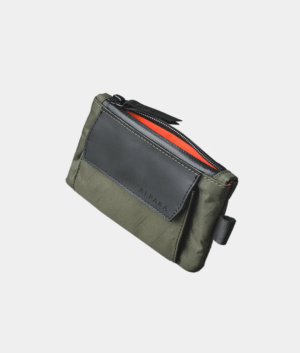 Zip Pouch Coin Dark Green VX21