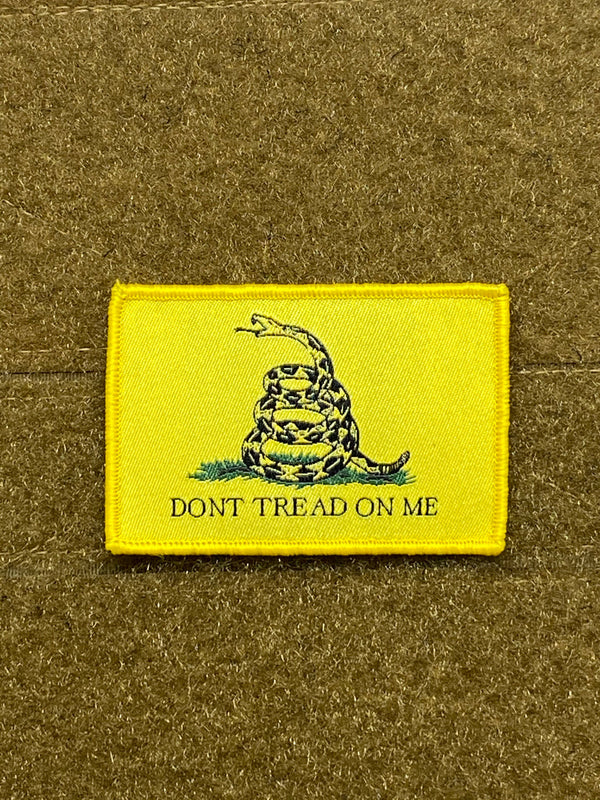 Gadsden Flag - Don’t Tread On Me - Woven Morale Patch
