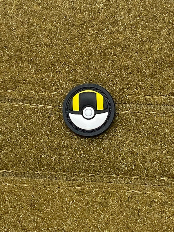 Poke Ball PVC Cat Eye Morale Patch Ultra Ball