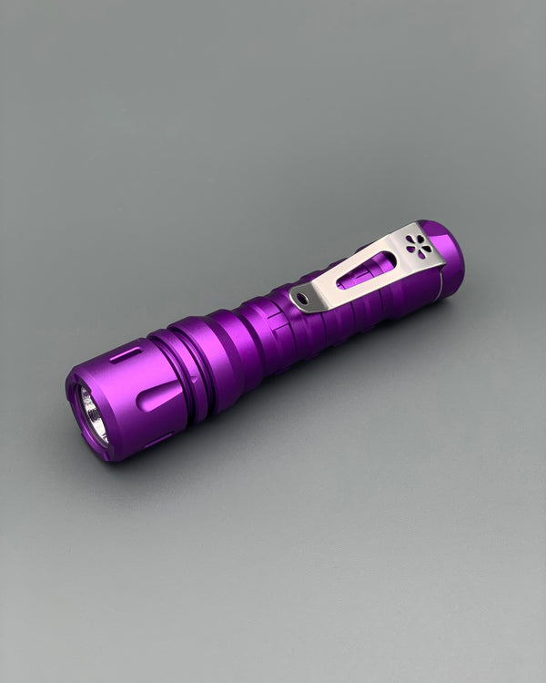 LANapple Purple Aluminum Flashlight